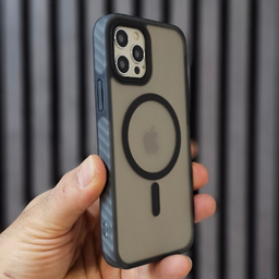 کاور گوشی موبایل فشن مدل مگ سیف مناسب برای اپل iPhone 12 / 12 Pro به همراه گلس صفحه و گلس لنز