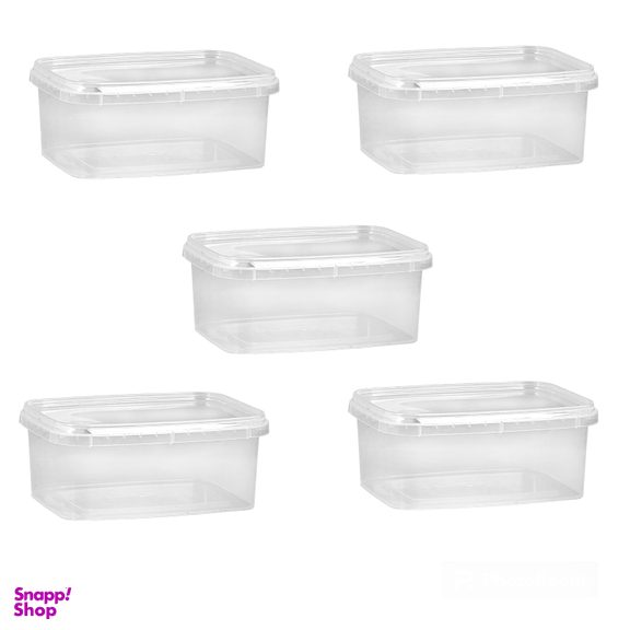 ظرف یکبار مصرف مدل 760cc کد c7605 بسته 5 عددی