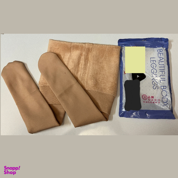 جوراب شلواری زنانه مدل خز زمستانی رنگ کرم