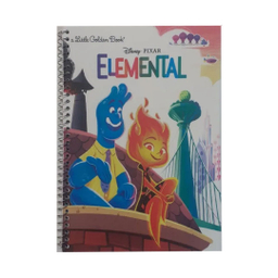 دفتر مشق 50 برگ رهام طرح Elemental