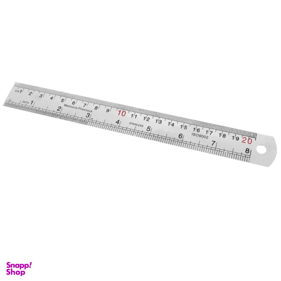 خط کش 20 سانتی کد 001 فلزی