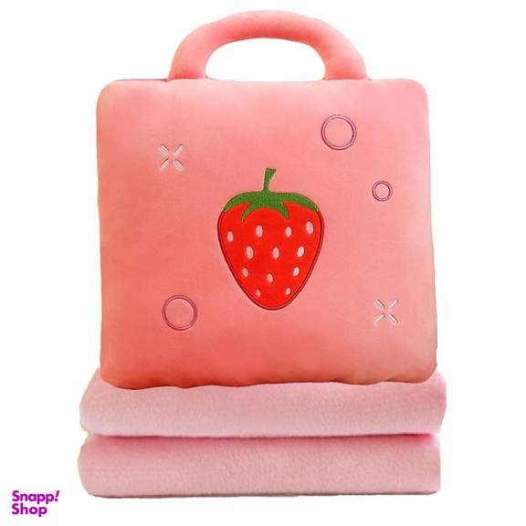 پتو کودک طرح توت فرنگی مدل کیفی کد JIMI110 سایز 40x45 سانتی‌ متر