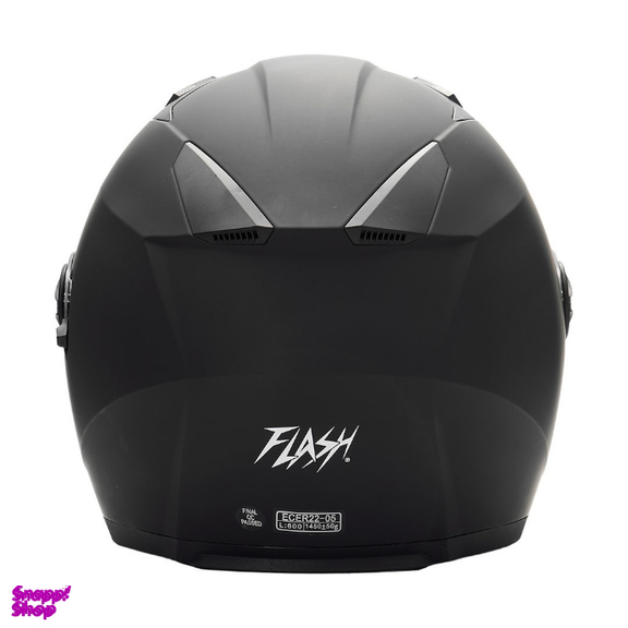 کلاه کاسکت بلوتوث دار فلش مدل 868 Matt Black