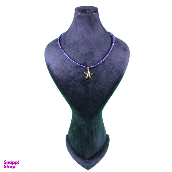 گردنبند زنانه طرح ستاره دریایی مدل دست ساز منجوقی کد 05