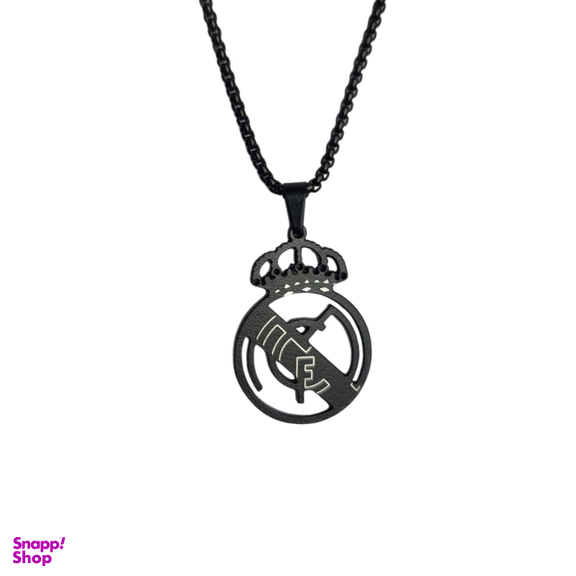 گردنبند استیل مردانه طرح رئال مادرید کد ZP-11765