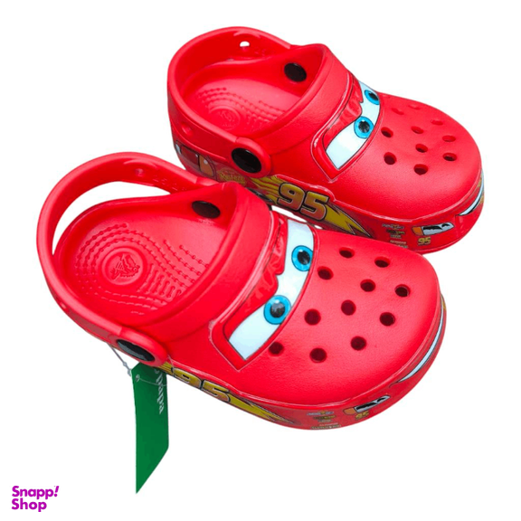 صندل پاپا کد 129110 مدل ماشین ها رنگ قرمز