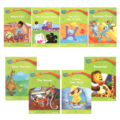 کتاب lets go readers begin اثر جمعی از نویسندگان انتشارات هدف نوین مجموعه 8 جلدی