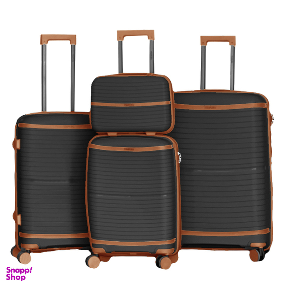 ست چمدان تیتان پلورا مدل TITANPLORA TP6666 TRAVEL IN STYLE مجموعه 4 عددی