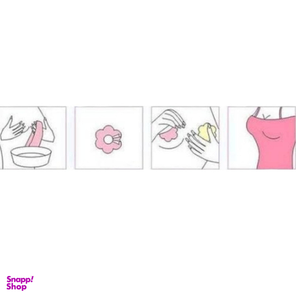 پد سینه مدل نیپل سیلیکونی کد 02 بسته 10 عددی