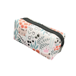 کیف لوازم آرایش دو زیپ طرح مینیمال کد dinky503