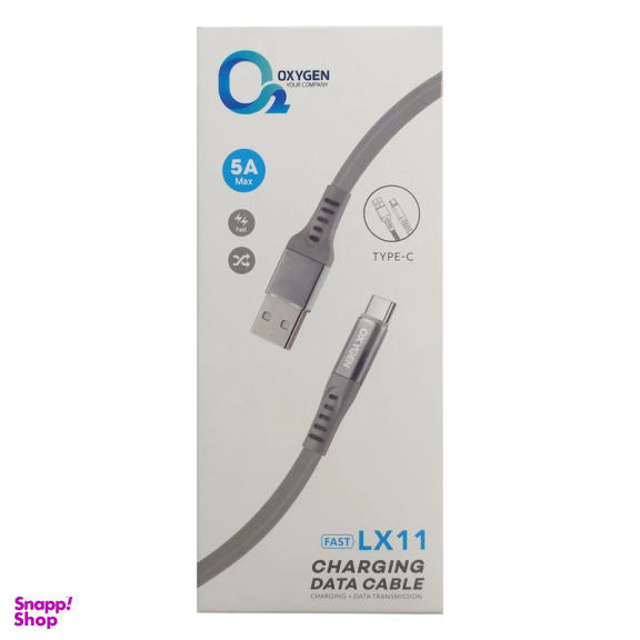 کابل دیتا USB به Type-C اکسیژن مدل LX11 طول 1 متر