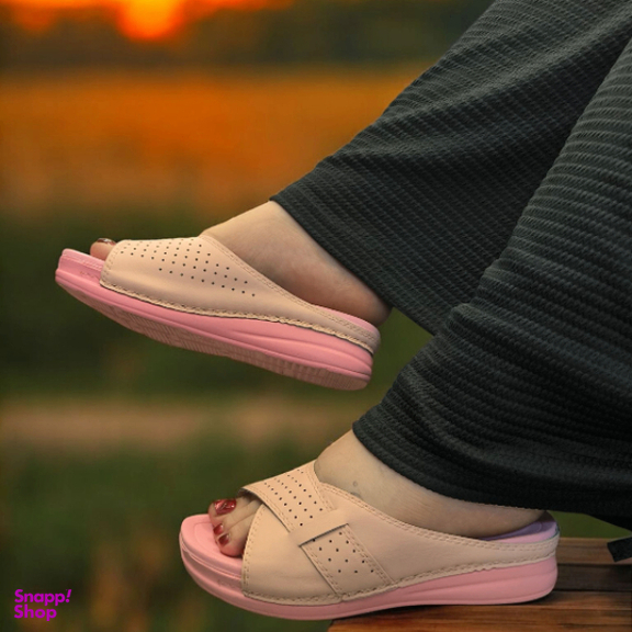 دمپایی طبی زنانه سعیدی کد 206 رنگ ویانزا صورتی