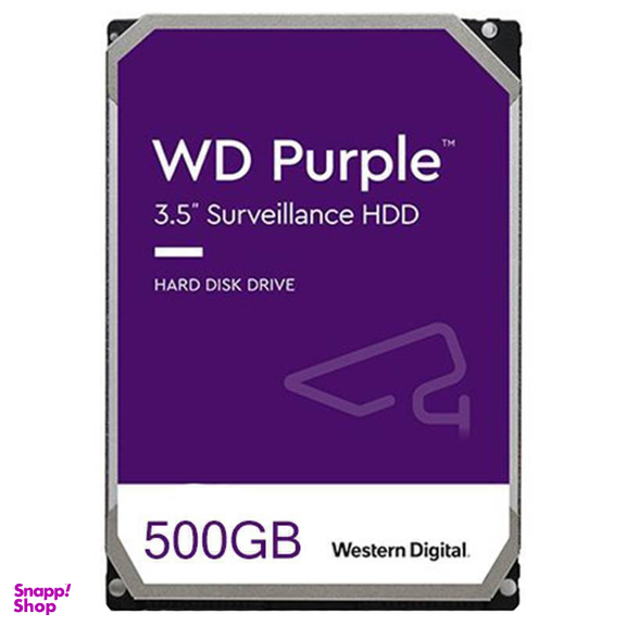 هارد دیسک اینترنال وسترن دیجیتال مدل WD05PURZ ظرفیت 500 گیگابایت