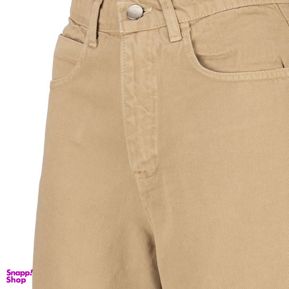 شلوارک زنانه سرژه مدل 229126 کتان رنگ کرم