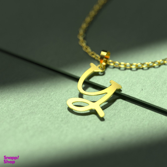 گردنبند طلا 18 عیار زنانه مدوپد مدل حرف Y کد H3-1-1389