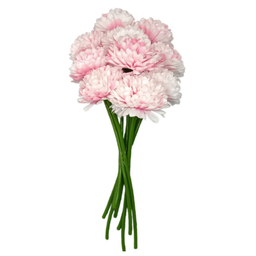 دسته گل مصنوعی مدل داوودی بسته 10 عددی