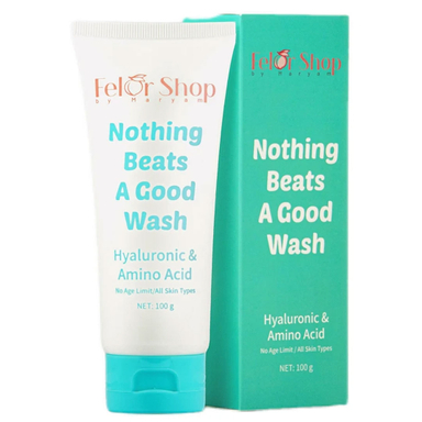 شوینده صورت آبرسان و ضد خشکی فلورشاپ با مریم مدل nothing beats a good wash وزن 100 گرم