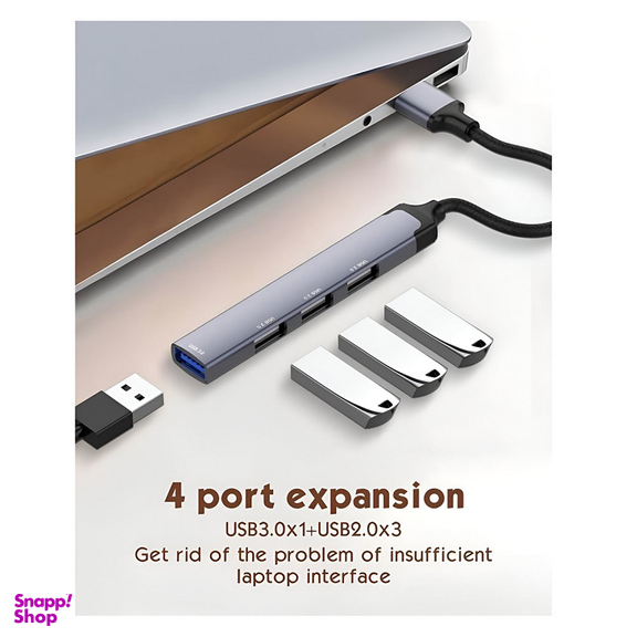 هاب 4 پورت USB-C الدینیو مدل DS-34U