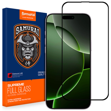 محافظ صفحه نمایش موبایل سامورایی مدل Glass Max مناسب گوشی موبایل اپل iPhone 16