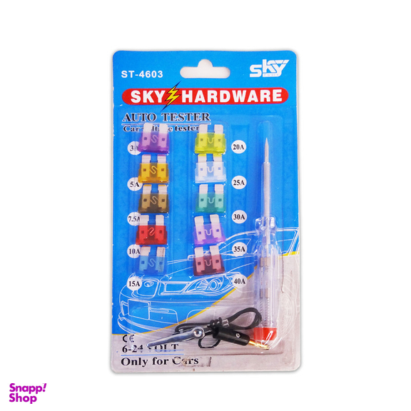 دستگاه تست فیوز خودرو اسکای مدل ART-ST-4603 بسته 12 عددی