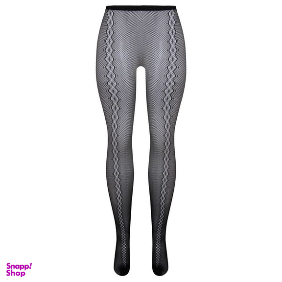 جوراب شلواری زنانه ماییلدا مدل فیشنت توری کد 4842-830 رنگ مشکی