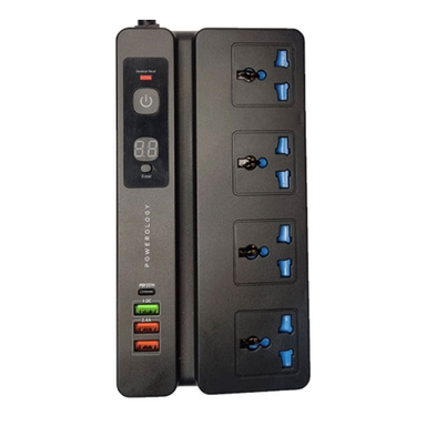 رابط برق و چندراهی USB تایمردار 3 متری پاورولوژی