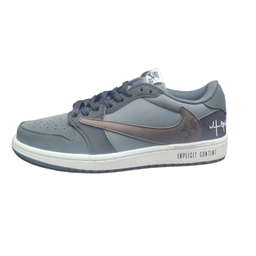 کفش مردانه طرح نایک جردن مدل تراویس خیابانی کد 773 رنگ خاکستری