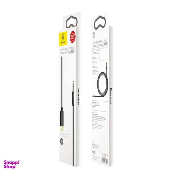 کابل انتقال صدا 3.5 میلی متری به Type-c بیسوس مدل M01 طول 1.2 متر