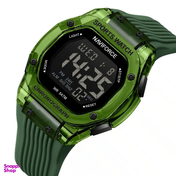 ساعت دیجیتال نیوی فورس مدل Naviforce Nf7113 رنگ سبز