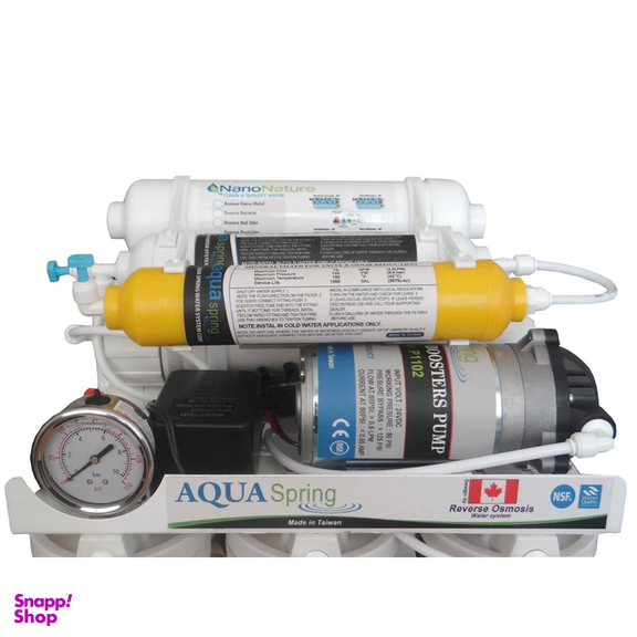 دستگاه تصفیه کننده آب خانگی آکوآ اسپرینگ مدل RO-S7-NATURE1200