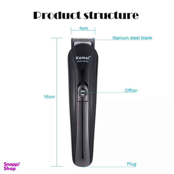 ماشین اصلاح موی بدن و صورت کیمی مدل KM-600