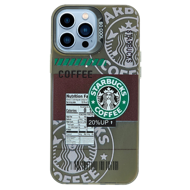 کاور موبایل طرح دار مدل استارباکس مناسب برای اپل iPhone 13 Pro Max