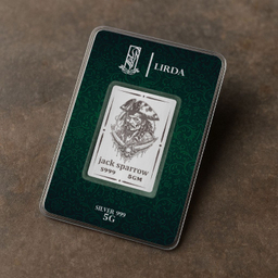 شمش نقره لیردا طرح Jack Sparrow