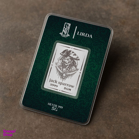 شمش نقره لیردا طرح Jack Sparrow