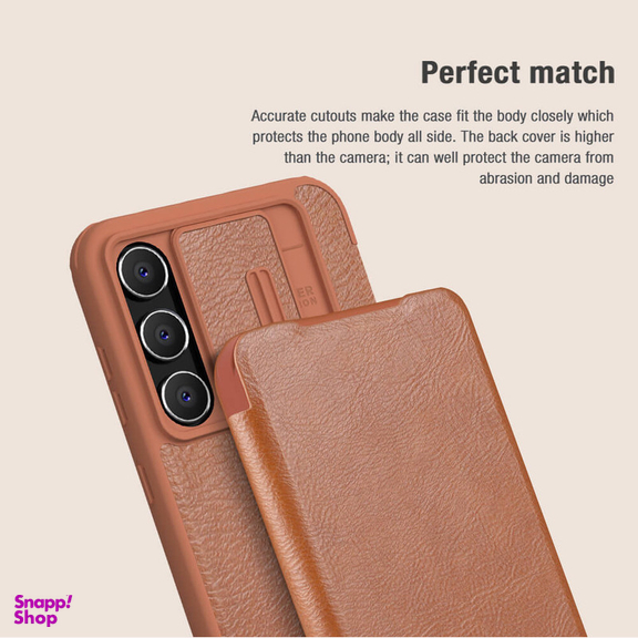 کیف کلاسوری نیلکین مدل Qin Pro Leather مناسب برای گوشی موبایل سامسونگ Galaxy S23 FE