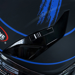 کلاه کاسکت بلوتوث دار ردلاین مدل +939 رنگ مشکی آبی