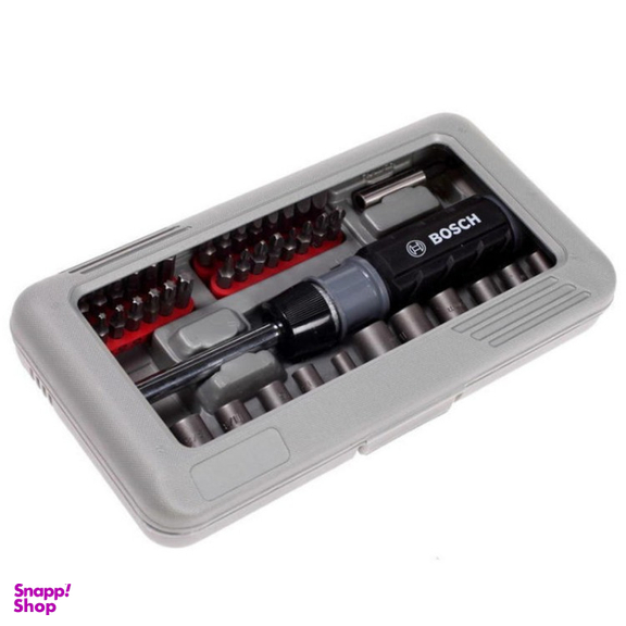 سری پیچ گوشتی و بکس بوش مدل 2607019504 مجموعه 46 عددی