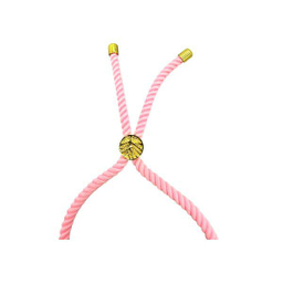 دستبند طلا ۱۸ عیار زنانه پانسی طرح لوتوس کد D50572