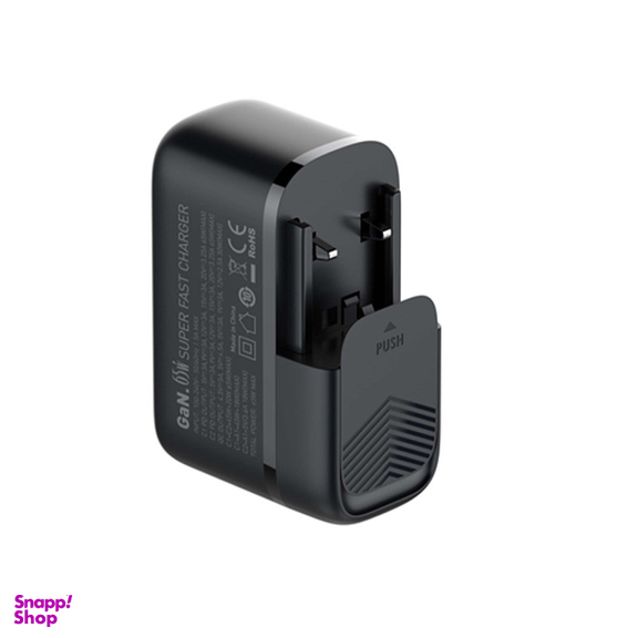 شارژر دیواری الدینیو مدل GaN Super Fast Charger Q366 65W