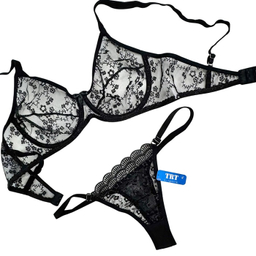 ست شورت و سوتین زنانه کد 315 رنگ مشکی