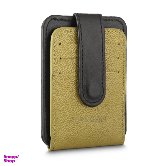 جاکارتی زنانه چرم یلسان مدل ایشا کد 136-MC رنگ سبز مشکی