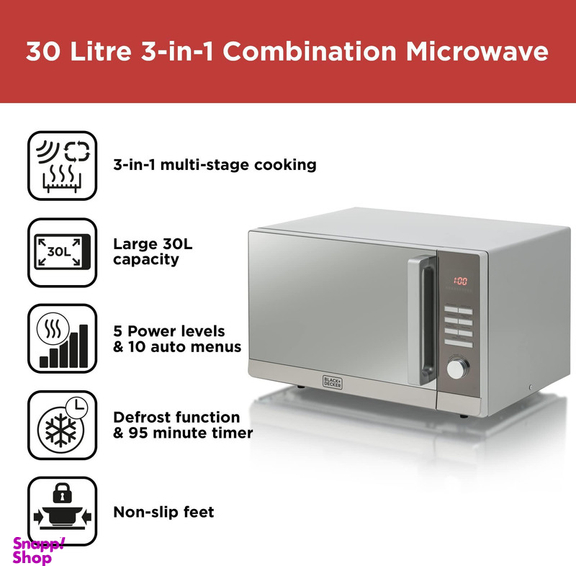 مایکروویو بلک اند دکر مدل MZ30PGSS