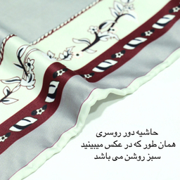 روسری زنانه آنالیا مدل ابریشم توییل بهاره کد 9802