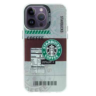 کاور موبایل طرح دار مدل استارباکس مناسب اپل iPhone 14 Pro Max
