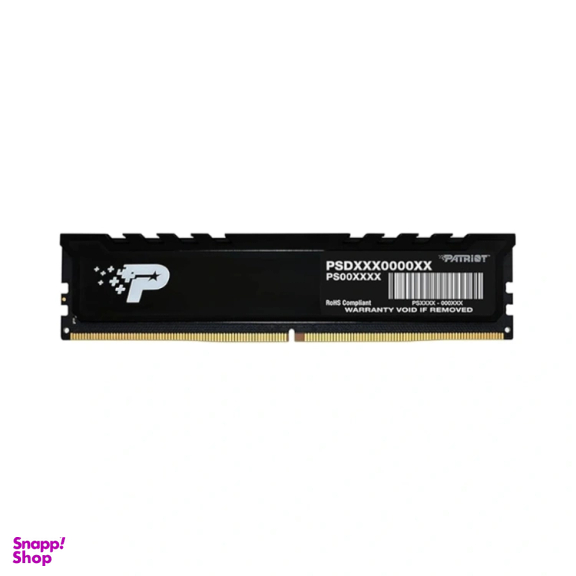 رم دسکتاپ DDR5 تک کاناله 5200 مگاهرتز CL42 پتریوت مدل Signature Premium ظرفیت 8 گیگابایت