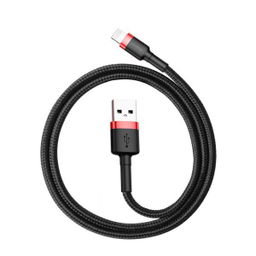کابل تبدیل &nbsp;USB به لایتنینگ بیسوس مدل (CAFULE (2.4A طول 50 سانتی متر