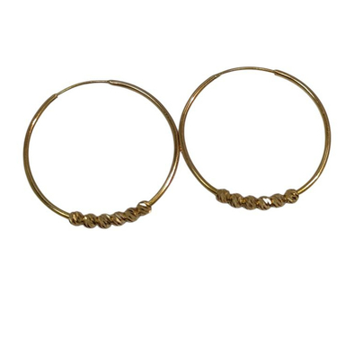 گوشواره طلا 18 عیار زنانه مدل البرنادو