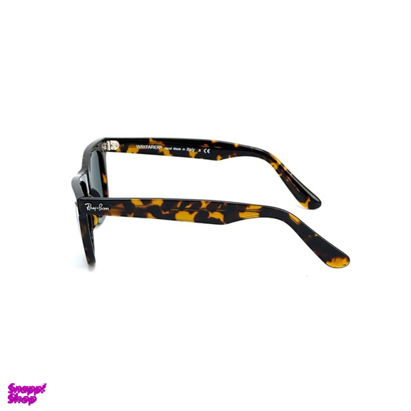 عینک آفتابی ری بن مدل 2140 هاوانا ویفر سایز 54 رنگ عدسی مشکی