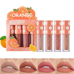 رژ لب مایع دراگون رانی مدل Orange بسته 4 عددی