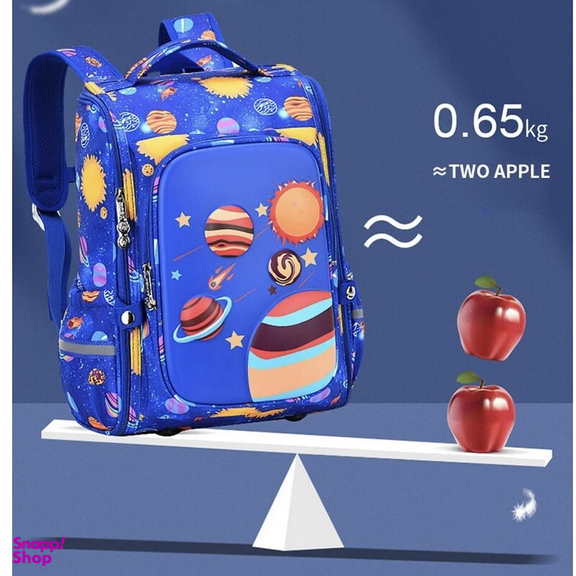 کوله پشتی پسرانه طرح کیهانی و سیارات کد 56